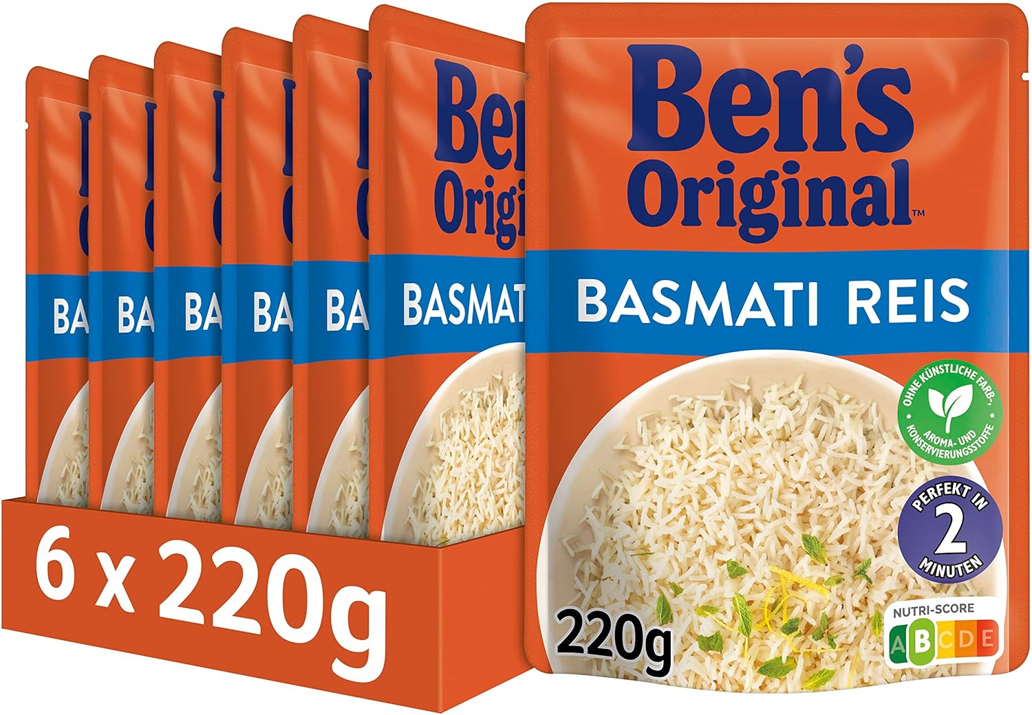 Ben's Original Express Basmati: 6 x 220 g für 7,17 EUR bei Amazon