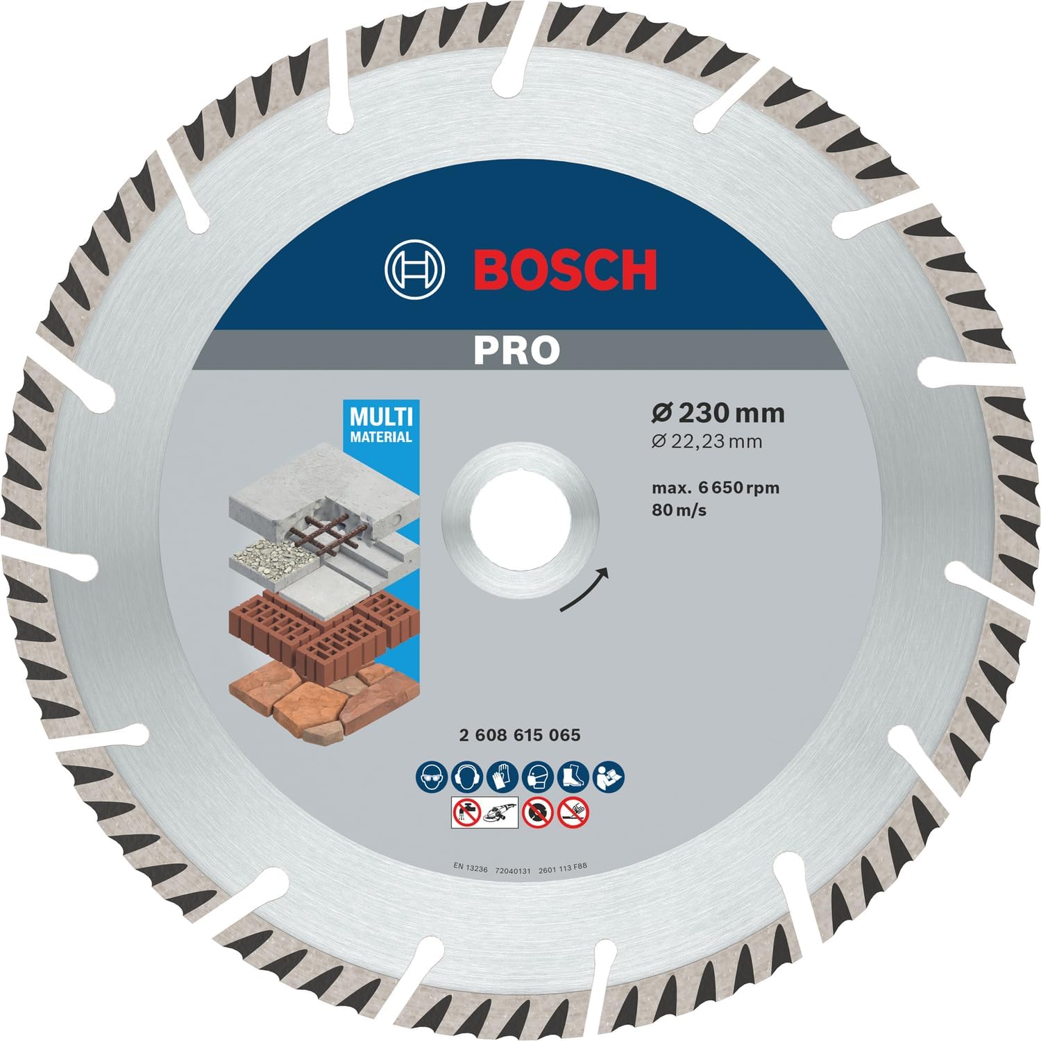 Bosch Diamanttrennscheibe 230 mm für 14,39 EUR statt 22,99 EUR bei Amazon