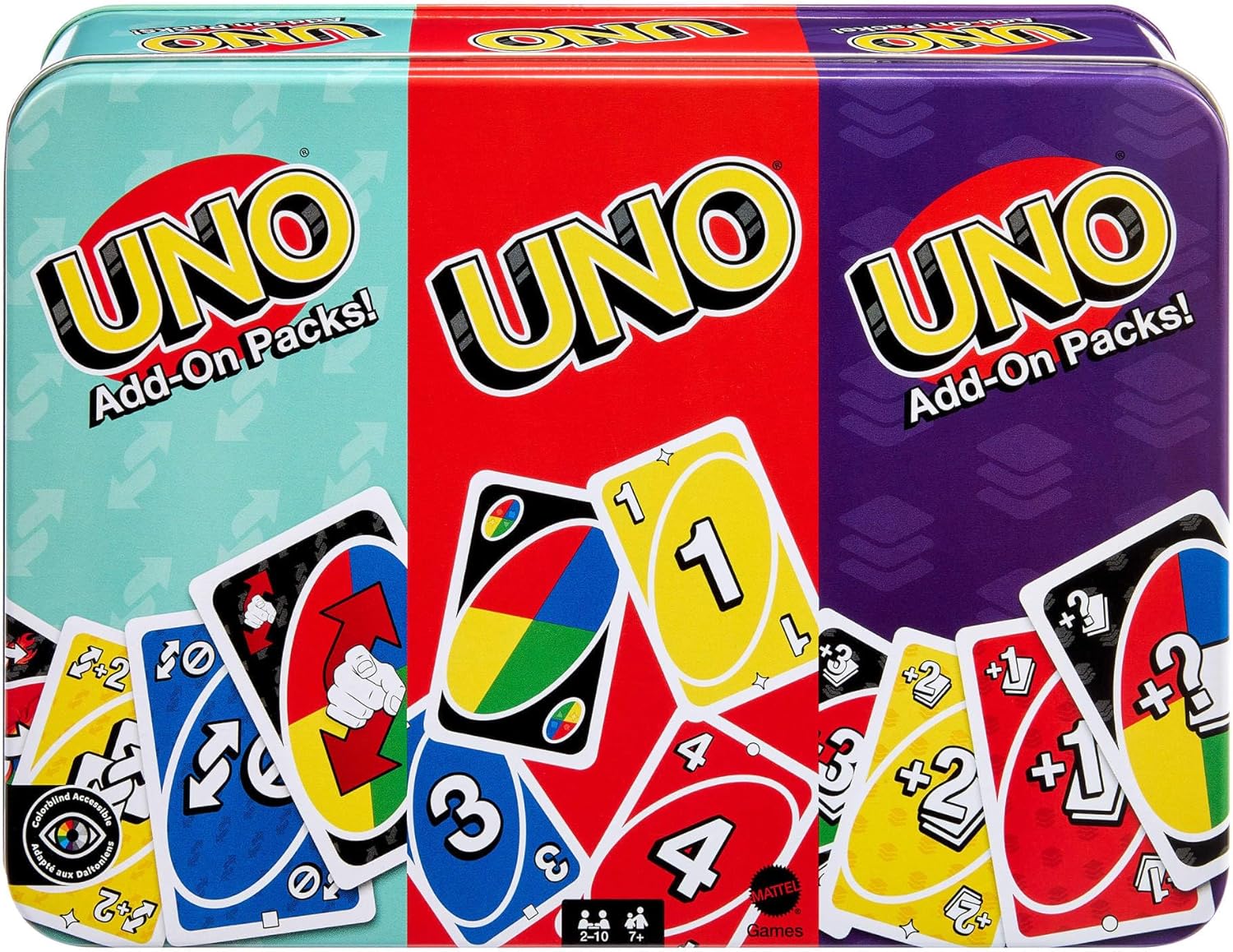 Mattel UNO JCV60 Metallbox mit zwei Zusatzpacks für 10,99 EUR statt 14,99 EUR