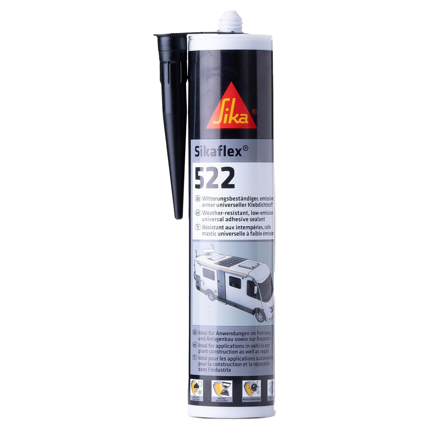 Sika Sikaflex-522 黑色密封胶 300 ml:Amazon 8.59 欧元,对比 10.95 欧元
