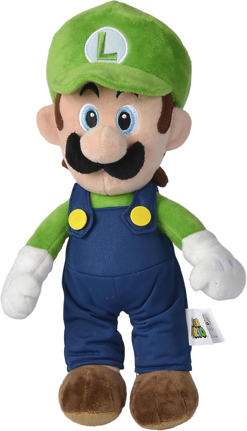 Simba Super Mario Luigi Plüschfigur 30 cm für 5,99 statt 16,99 EUR bei Amazon
