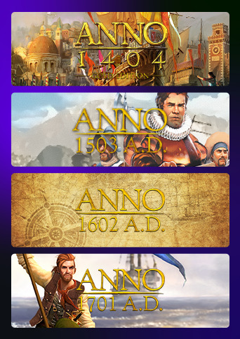 Anno Bundle mit vier Klassikern für 8,99 € bei GOG