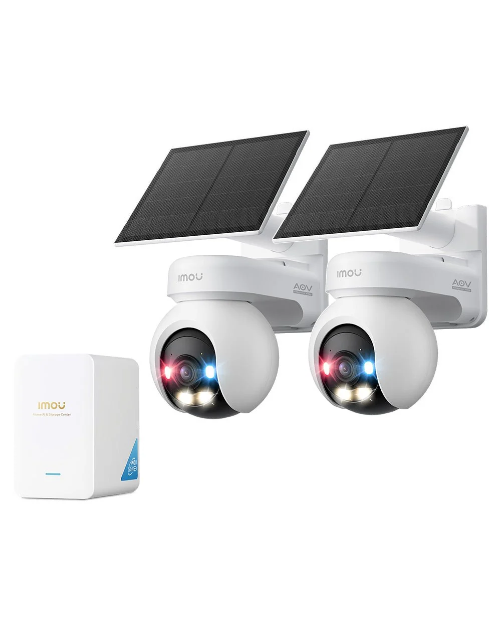 Imou AI Smart Hub+两台 8MP 太阳能摄像头+32GB 卡 284.99 欧元