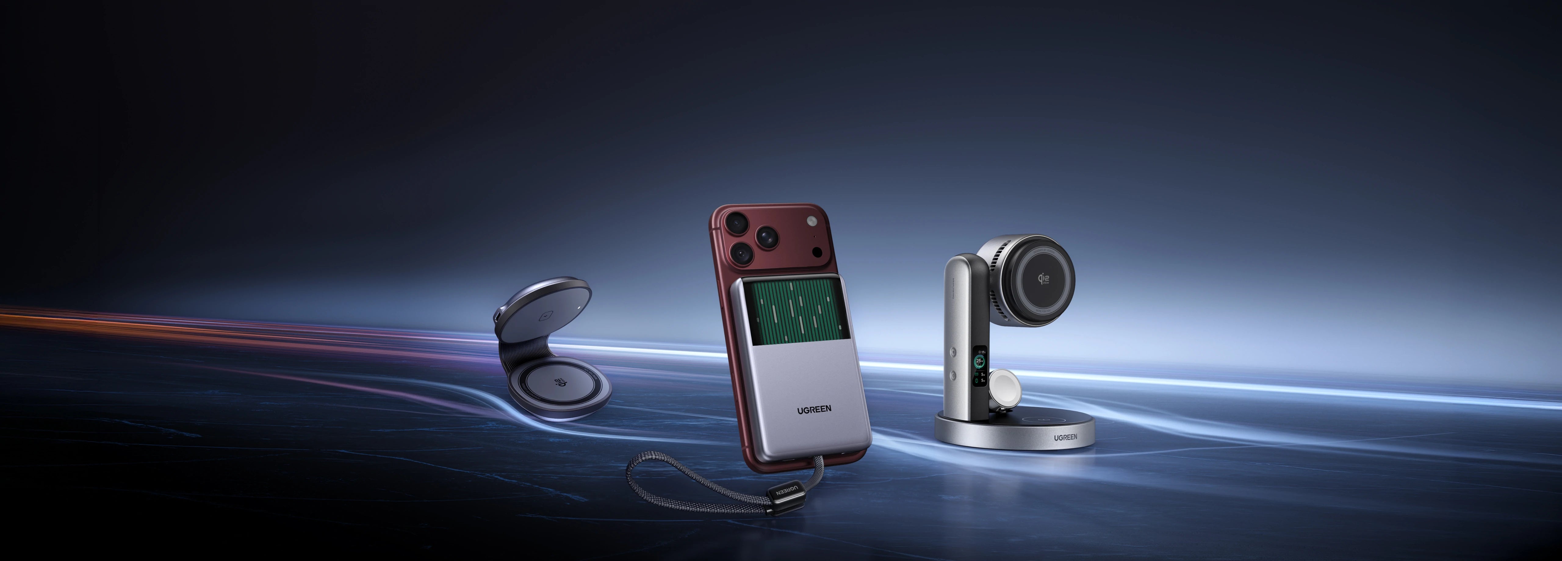 UGREEN MagFlow 专题优惠:Qi2 25W 充电器 33.99 EUR 起,3 合 1 款 99.99 EUR