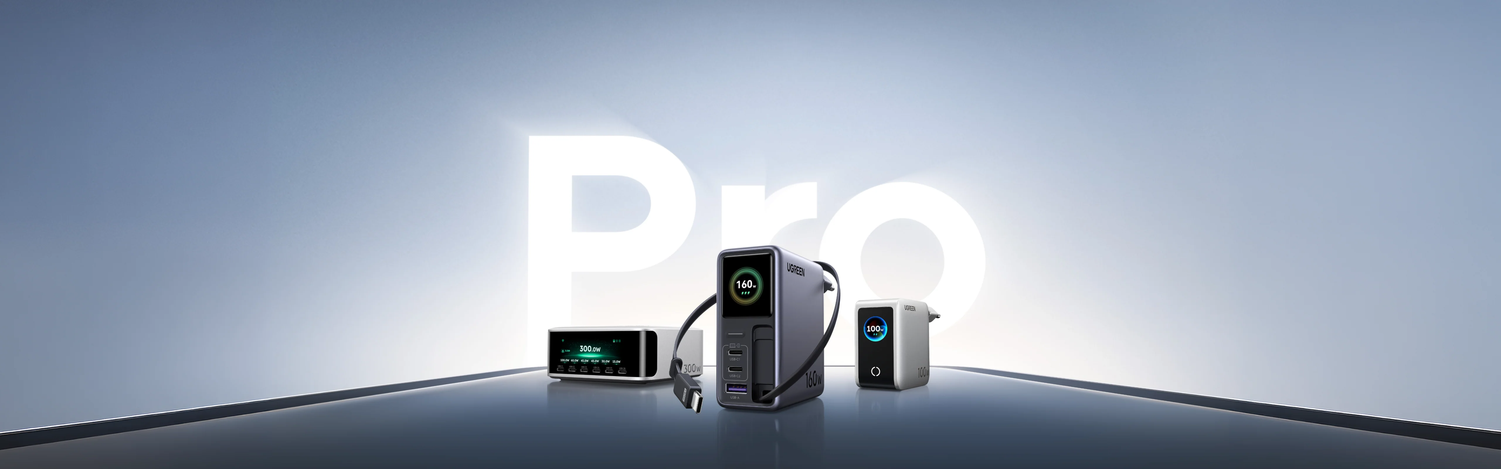 UGREEN Nexode Pro 专题优惠:100W 款 41.99 EUR,160W 款 65.99 EUR 起
