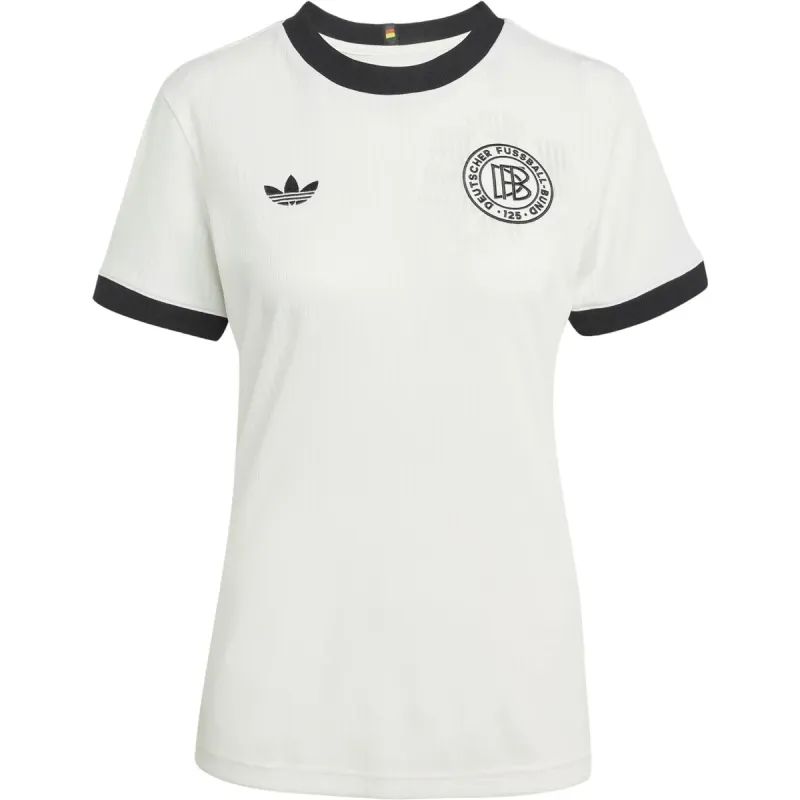 Adidas DFB 125 Damen-Jubiläumstrikot JY0244 in Weiß und Schwarz