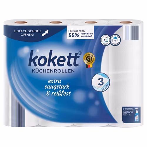 KOKETT Küchenrollen 3-lagig
