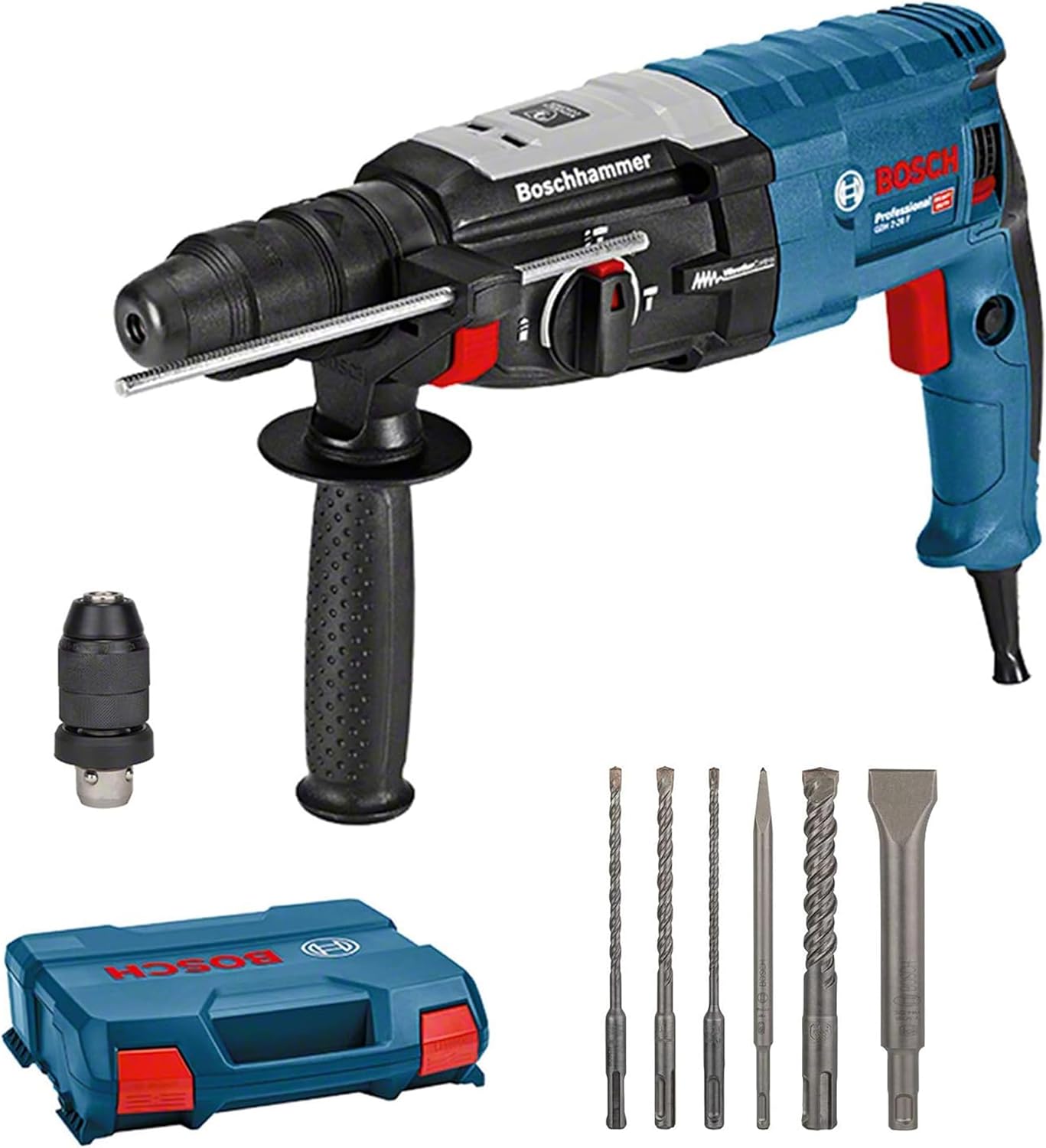 Bosch Professional GBH 2-28 F Bohrhammer mit Zubehörset