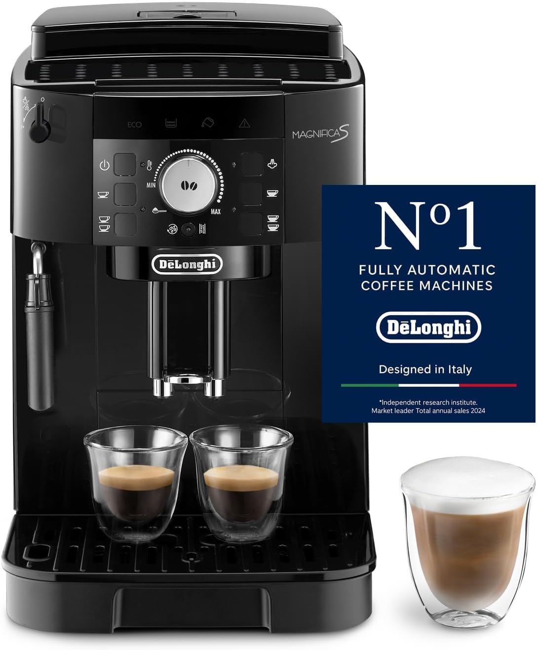 De'Longhi Magnifica S Kaffeevollautomat in Schwarz