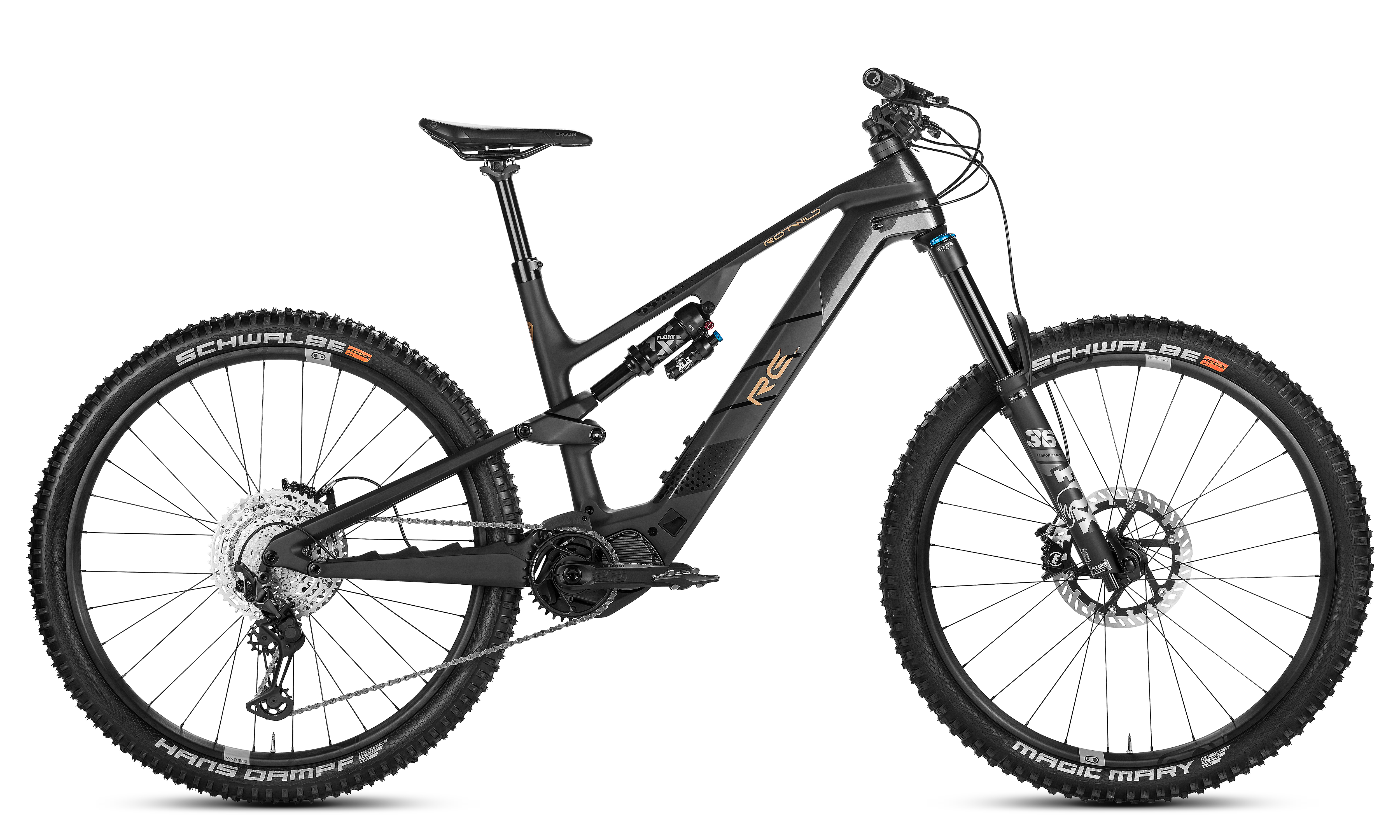 Rotwild R.E375 CORE Volcano Grey Metallic 碳纤维电助力山地车