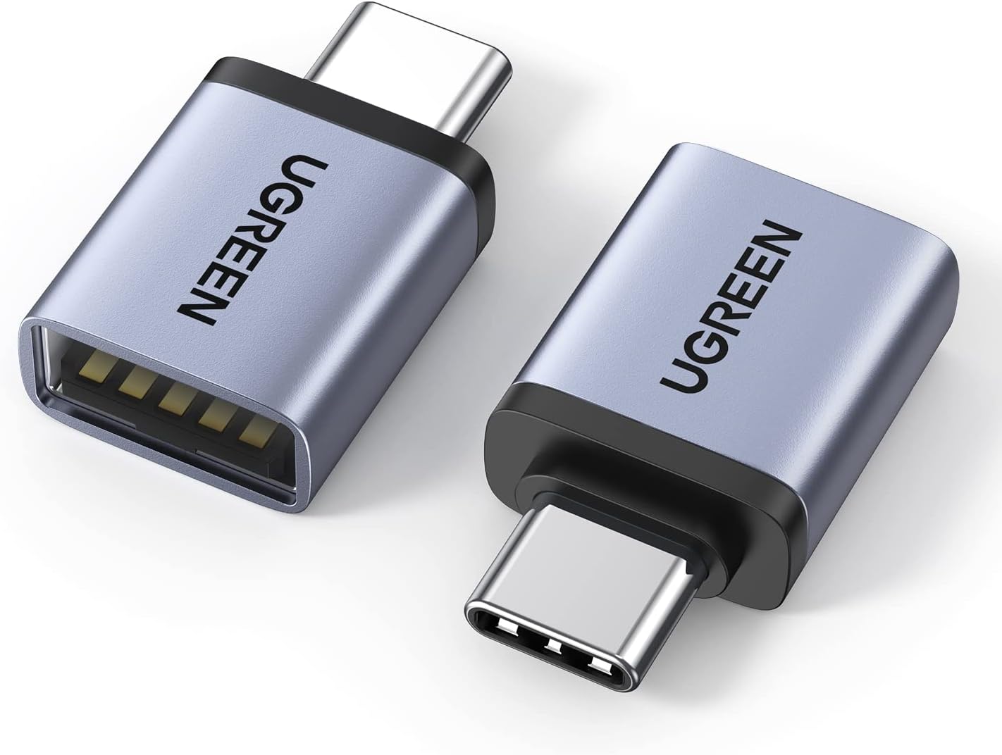 UGREEN USB-C 转 USB-A OTG 转接头两只装