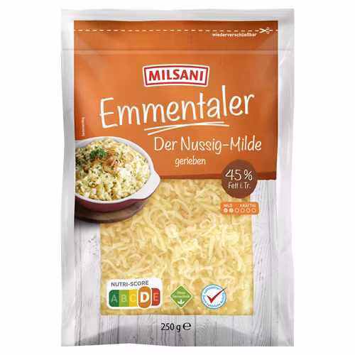 MILSANI 埃门塔尔奶酪碎 250 g