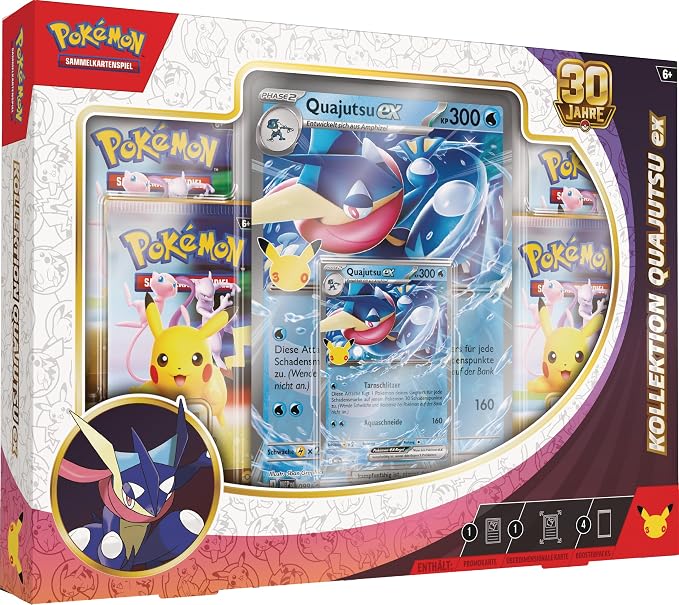 Pokémon-Sammelkartenspiel Kollektion 30 Jahre Quajutsu-ex