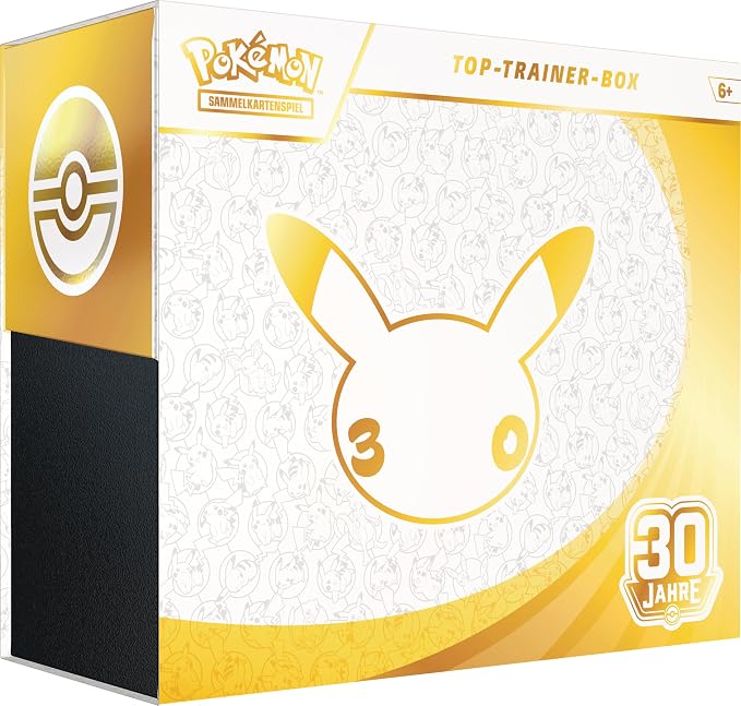 Pokémon-Sammelkartenspiel Top-Trainer-Box 30 Jahre