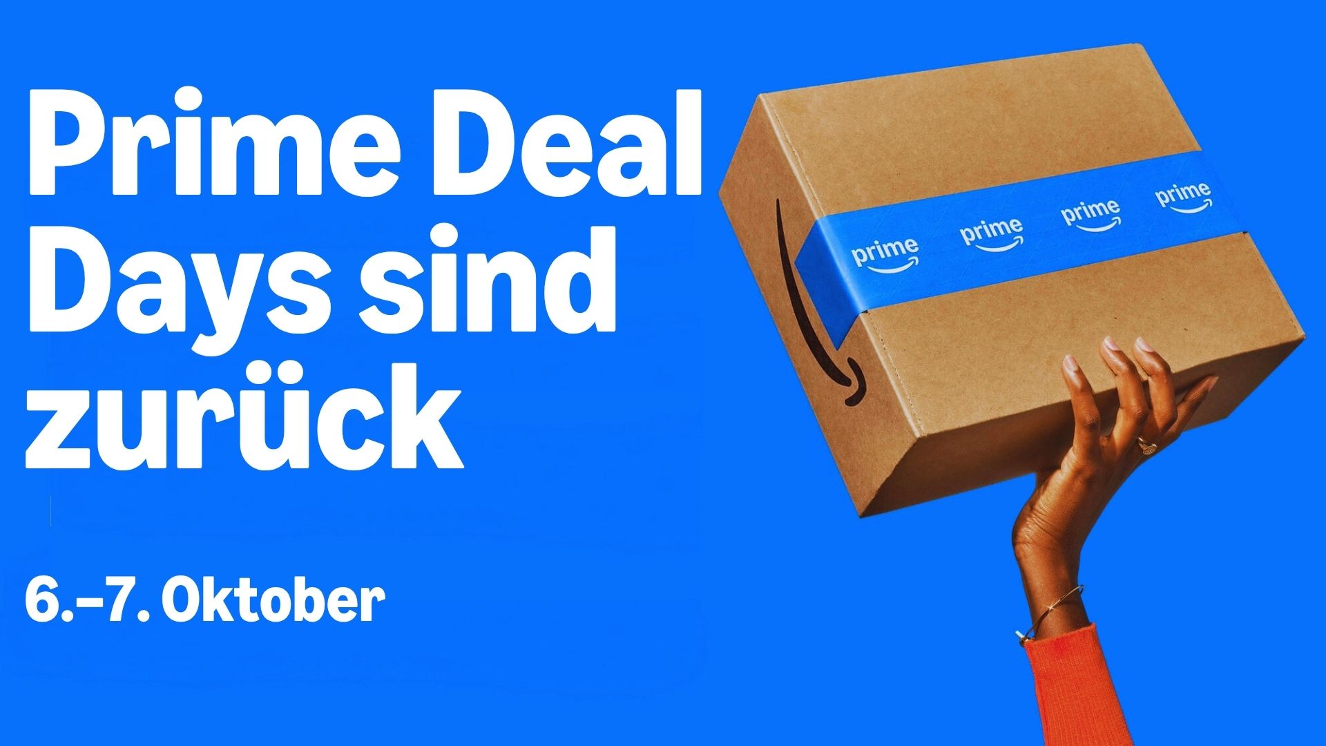 Offizielles Datumsbild zu den Amazon Prime Deal Days 2026