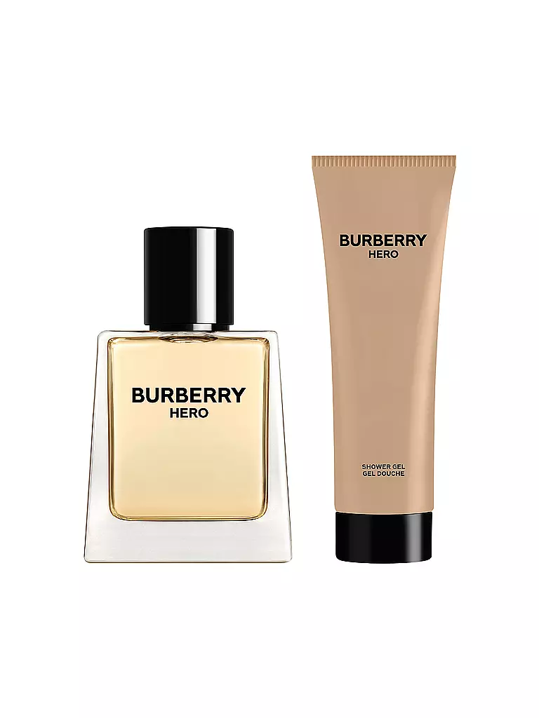 BURBERRY Hero Set mit 50 ml Eau de Toilette und 75 ml Duschgel