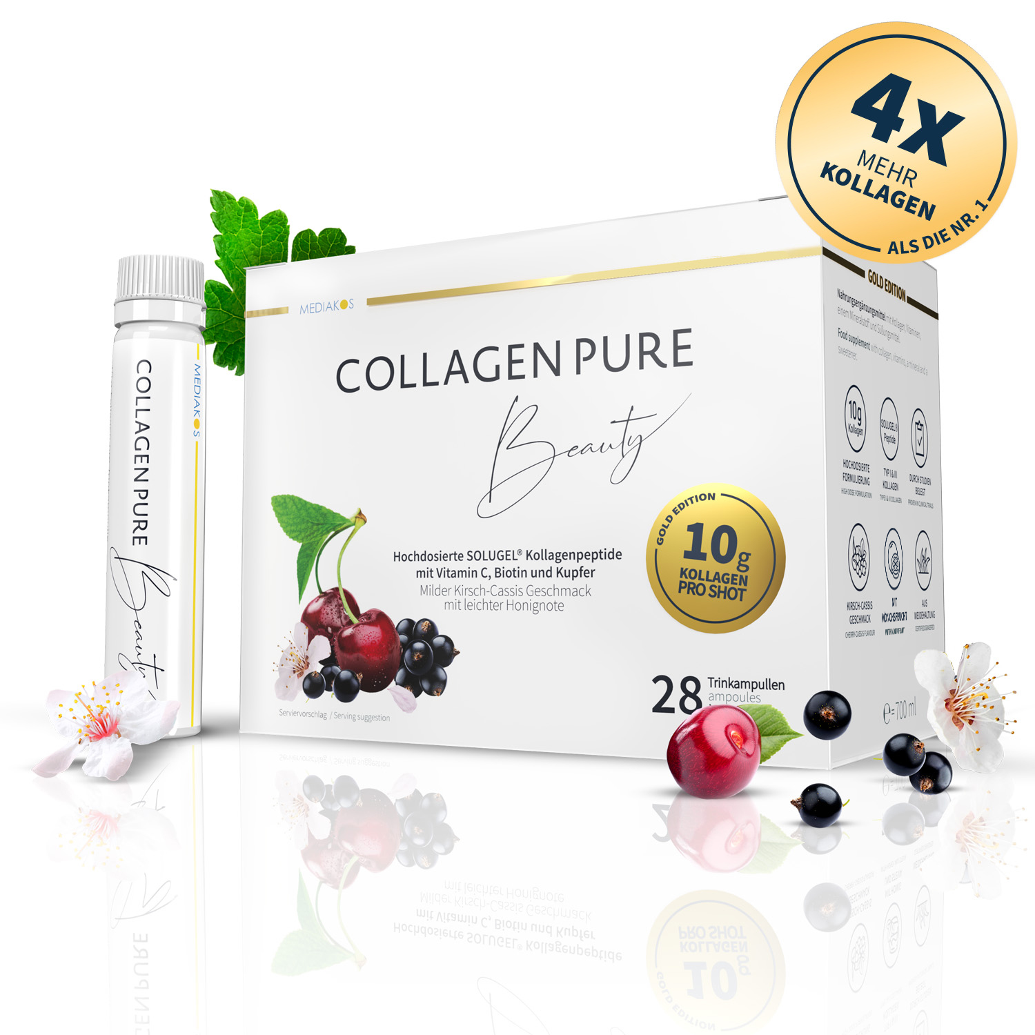 Mediakos Collagen Pure Beauty 胶原蛋白饮用安瓿