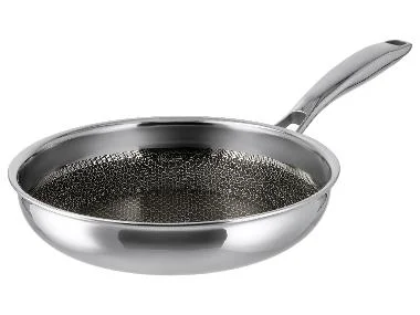 SILVERCREST Edelstahlpfanne mit Wabenstruktur 24 cm
