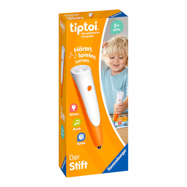 Ravensburger tiptoi Stift der 4. Generation in Orange und Weiß
