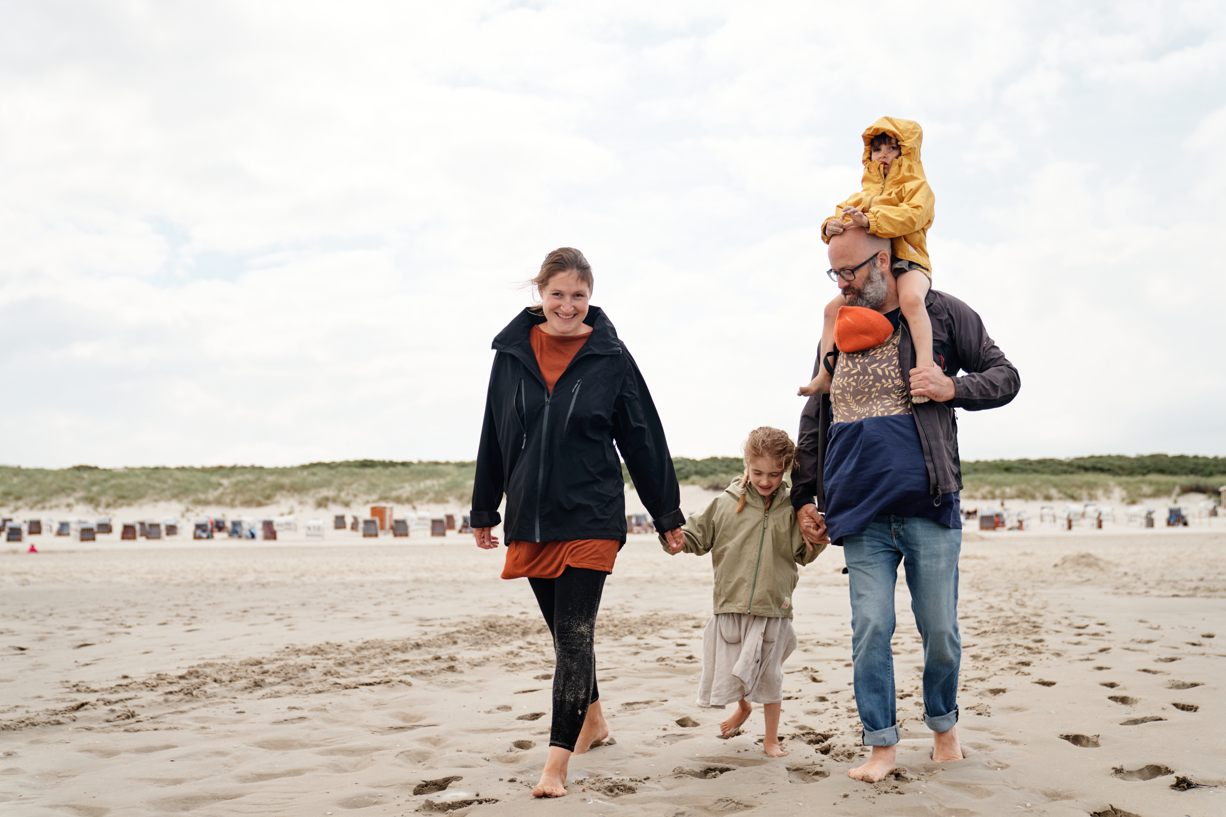 Offizielle Herbstansicht des Spiekerooger Strandes