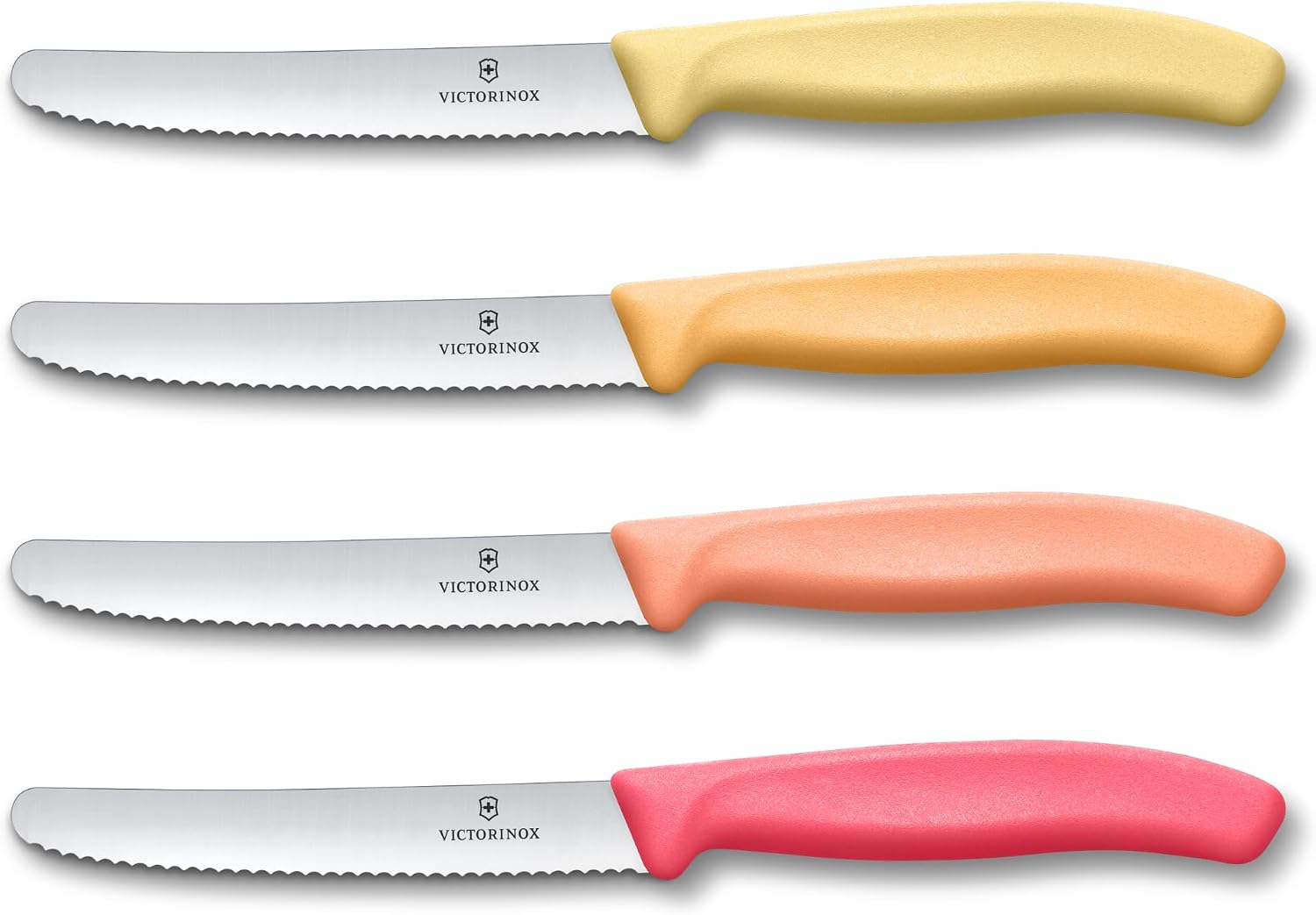 Victorinox Swiss Classic Messer-Set mit vier Wellenschliffklingen