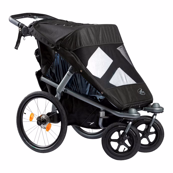 TFK velo Fahrradanhänger schwarz