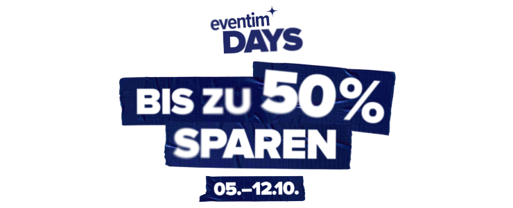 EVENTIM DAYS官方活动图：10月5至12日，最高省50%