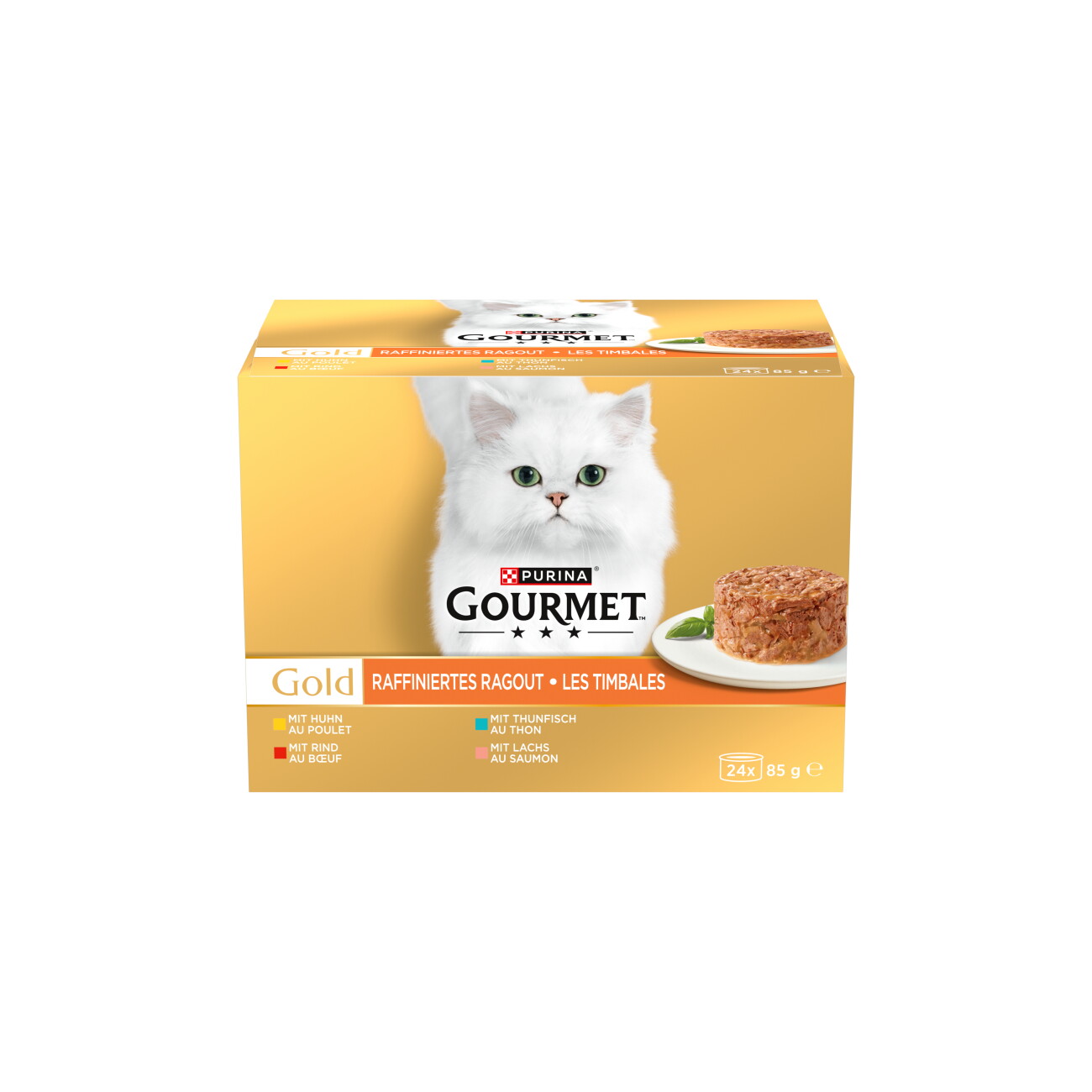 GOURMET Gold Raffiniertes Ragout 24x85g