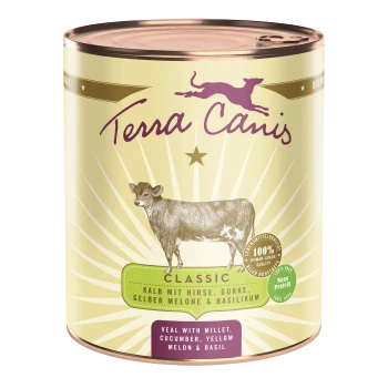Terra Canis Nassfutter Hund Classic Adult Kalb 6x800 g