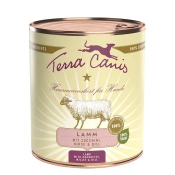 Terra Canis Classic Adult 6x800g Lamm mit Zucchini, Hirse und Dill