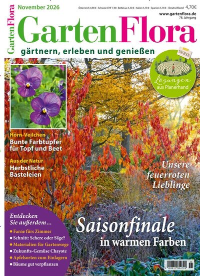 GartenFlora 官方示例封面,实际期号依起订日而定