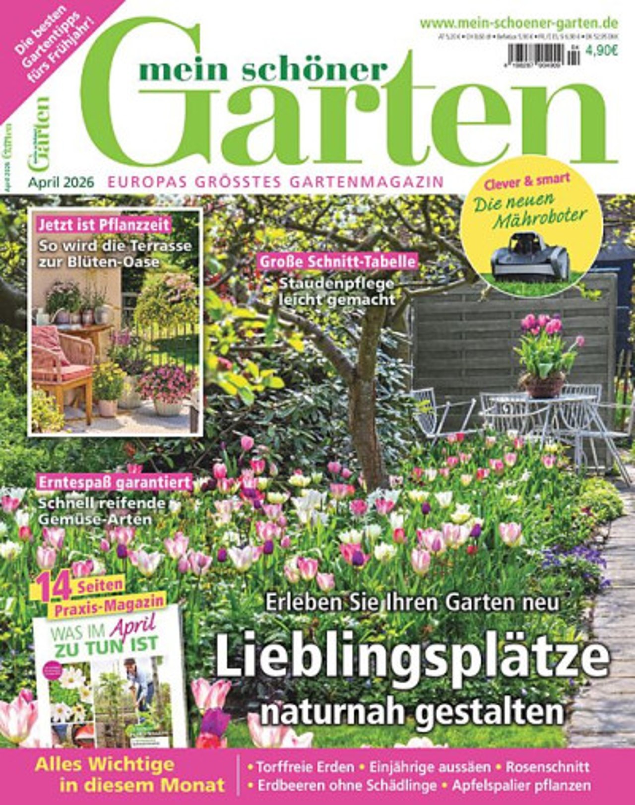 Mein schöner Garten Magazin, Beispielcover