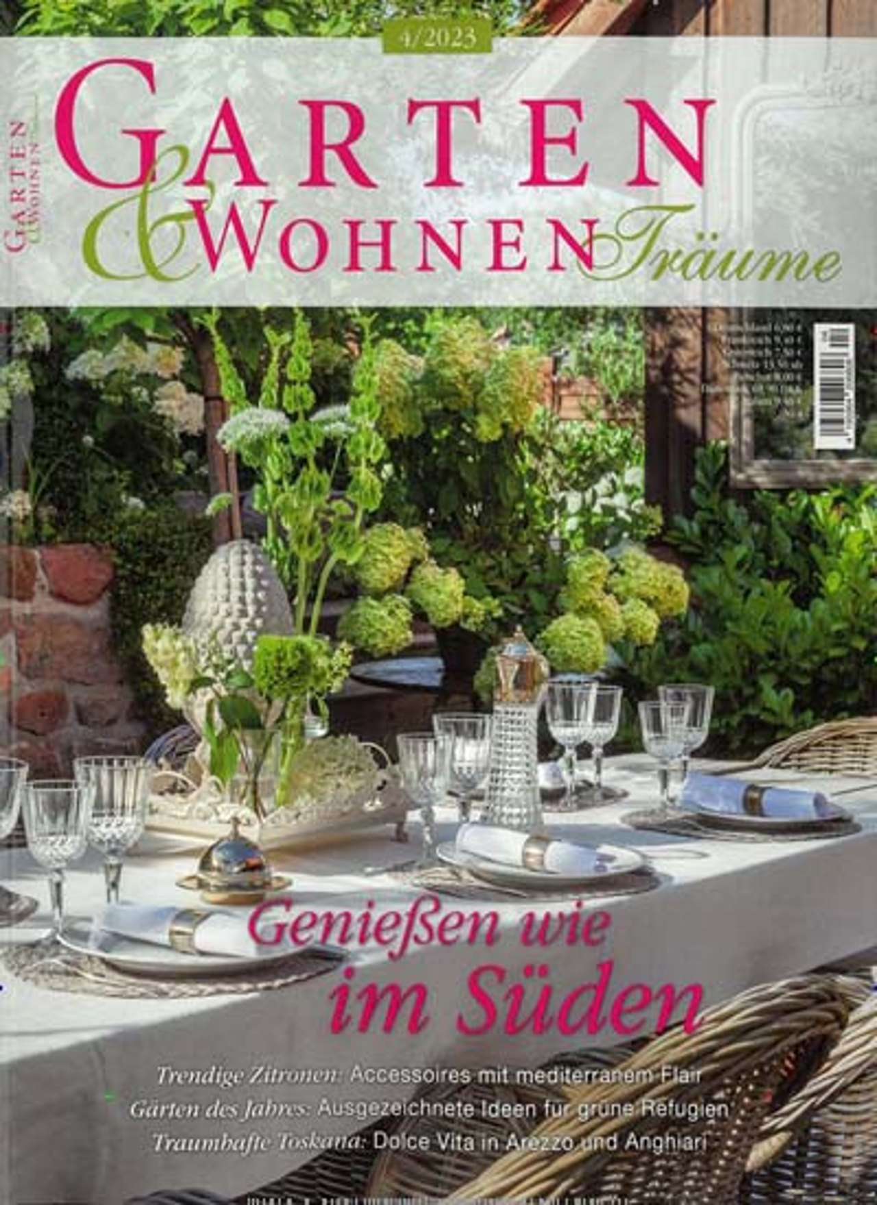 Garten & Wohnen Träume Magazin, Beispielcover