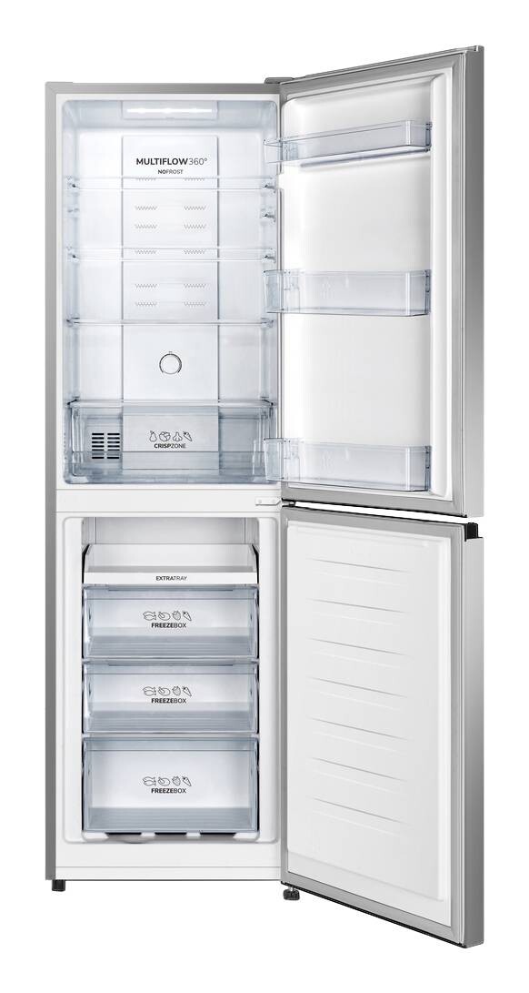 Gorenje Kühl-/Gefrierkombination NRK 418 DCS4 EEK: D Spektrum: A bis G Kühlen: 171 Gefrieren: 85 36dB Edelstahloptik B/H/T: ca. 55x183x56 cm