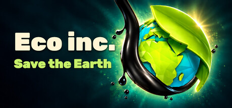 Save the Earth官方游戏横幅，环保主题地球