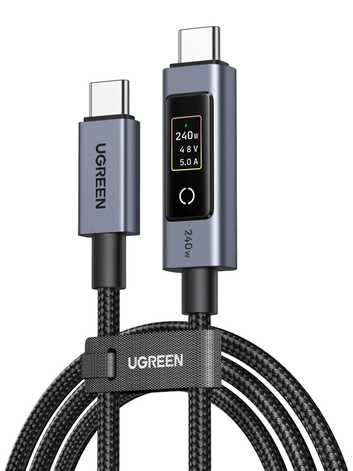 Nexode 240W 智能显示 USB-C 线（1 米）