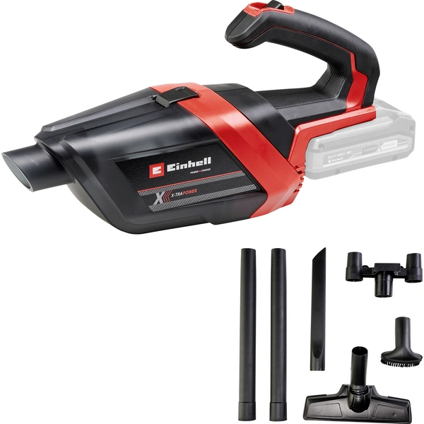 Einhell Power X-Change TE-HV 18/06 Li - Solo 2347190 Akku-Handstaubsauger 18V ohne Akku, ohne Ladegerät, Beutellos