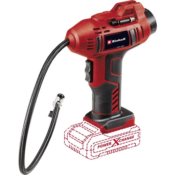 Einhell 2071010 Akku-Kompressor CE-CC 18 Li-Solo Power X-Change 11 bar Digitales Display, Automatische Abschaltung