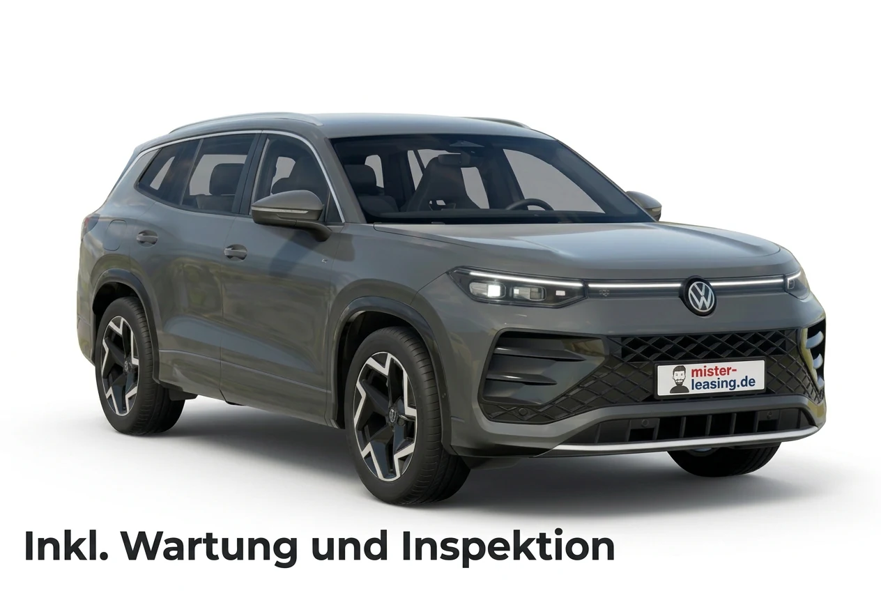 灰色VW Tayron R-Line，含保养与检查