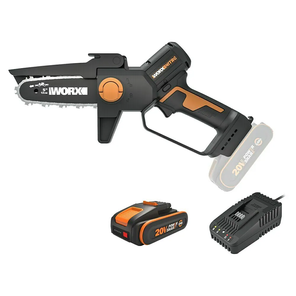 Worx 20V 迷你链锯套装 84,95 EUR，来自 BAUHAUS Akku-Kit赠品活动