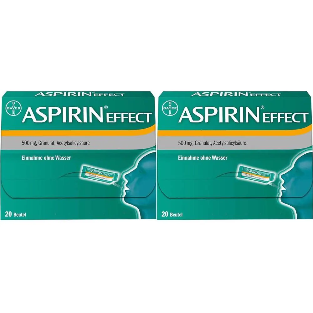 ASPIRIN Effect Granulat 2x20 St fuer 19,99 EUR bei Shop Apotheke
