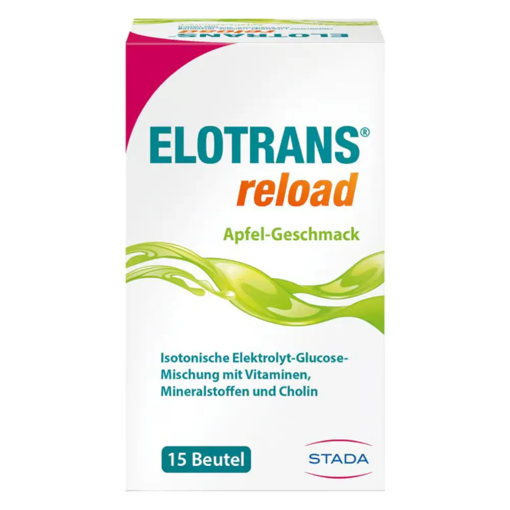 ELOTRANS reload 苹果味电解质粉 15 袋 10,82 EUR，来自 Sanicare Top-Angebot