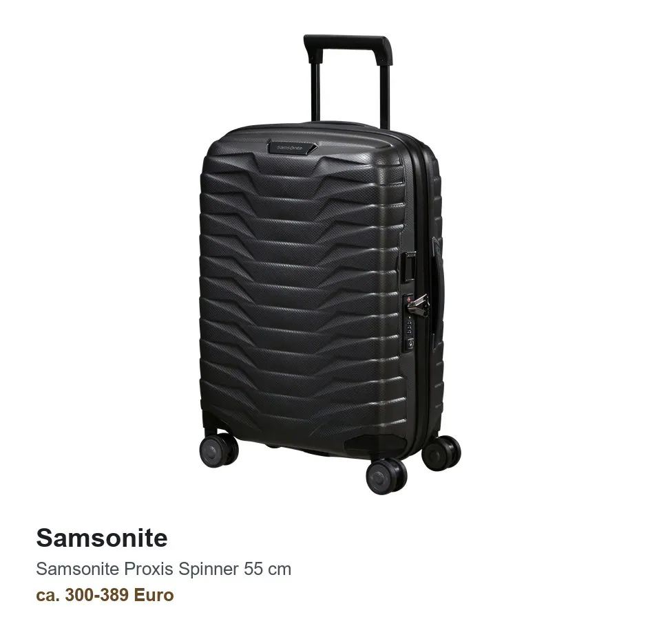 Samsonite Proxis Spinner 55 cm Kabinentrolley
