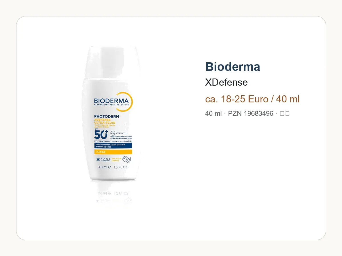 Bioderma Photoderm XDefense Ultra-Fluid LSF50+ ungetönt Produktbild