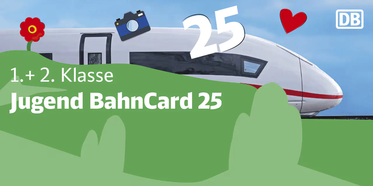 Deutsche Bahn Jugend BahnCard 25 fuer 0 EUR bis 30.09.2026