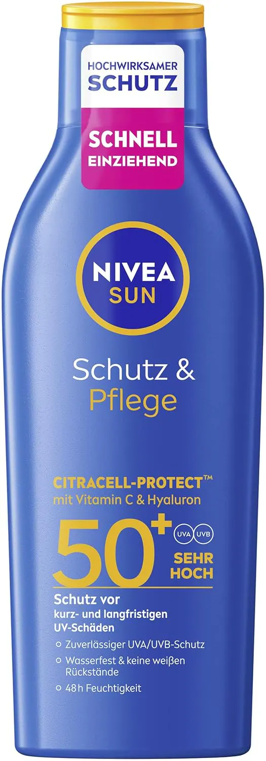 NIVEA SUN Schutz & Pflege LSF 50+ Amazon 商品图