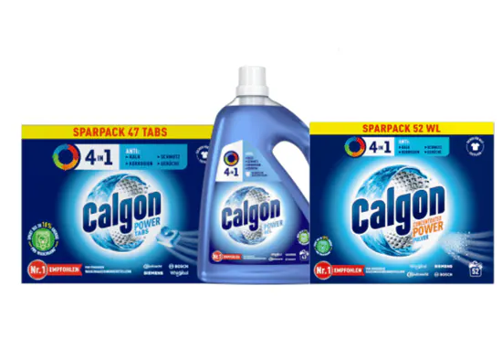 Calgon 4in1 官方产品系列图