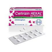 Cetirizin HEXAL Allergietabletten 100 St