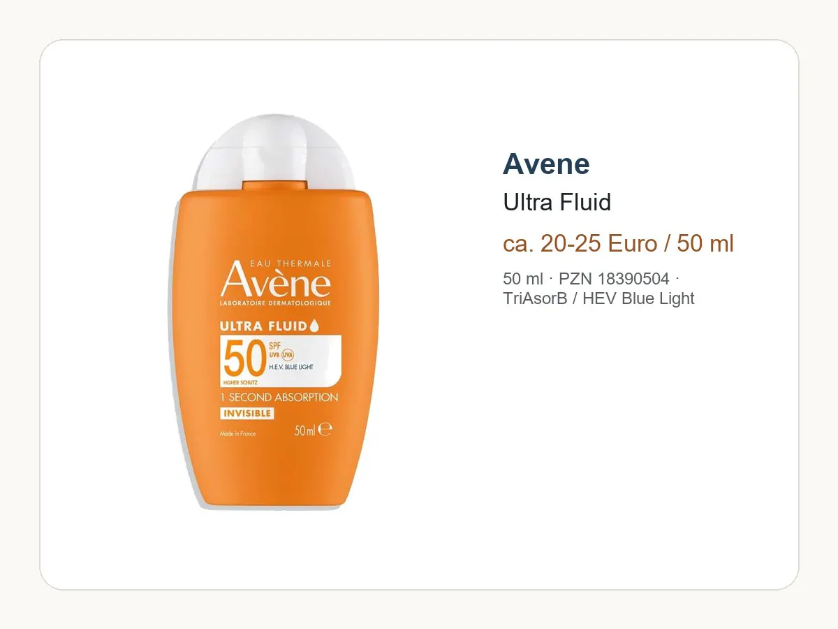 Avène Ultra Fluid Invisible SPF 50 Produktbild