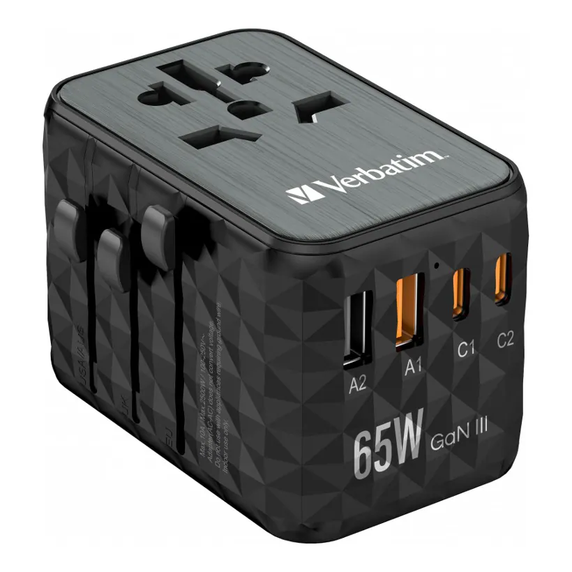 Verbatim UTA-05 GaN III Universal-Reiseadapter